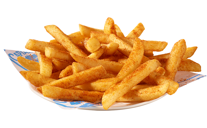 Crispy cut French fries, topped with our spicy Nashville Hot seasoning